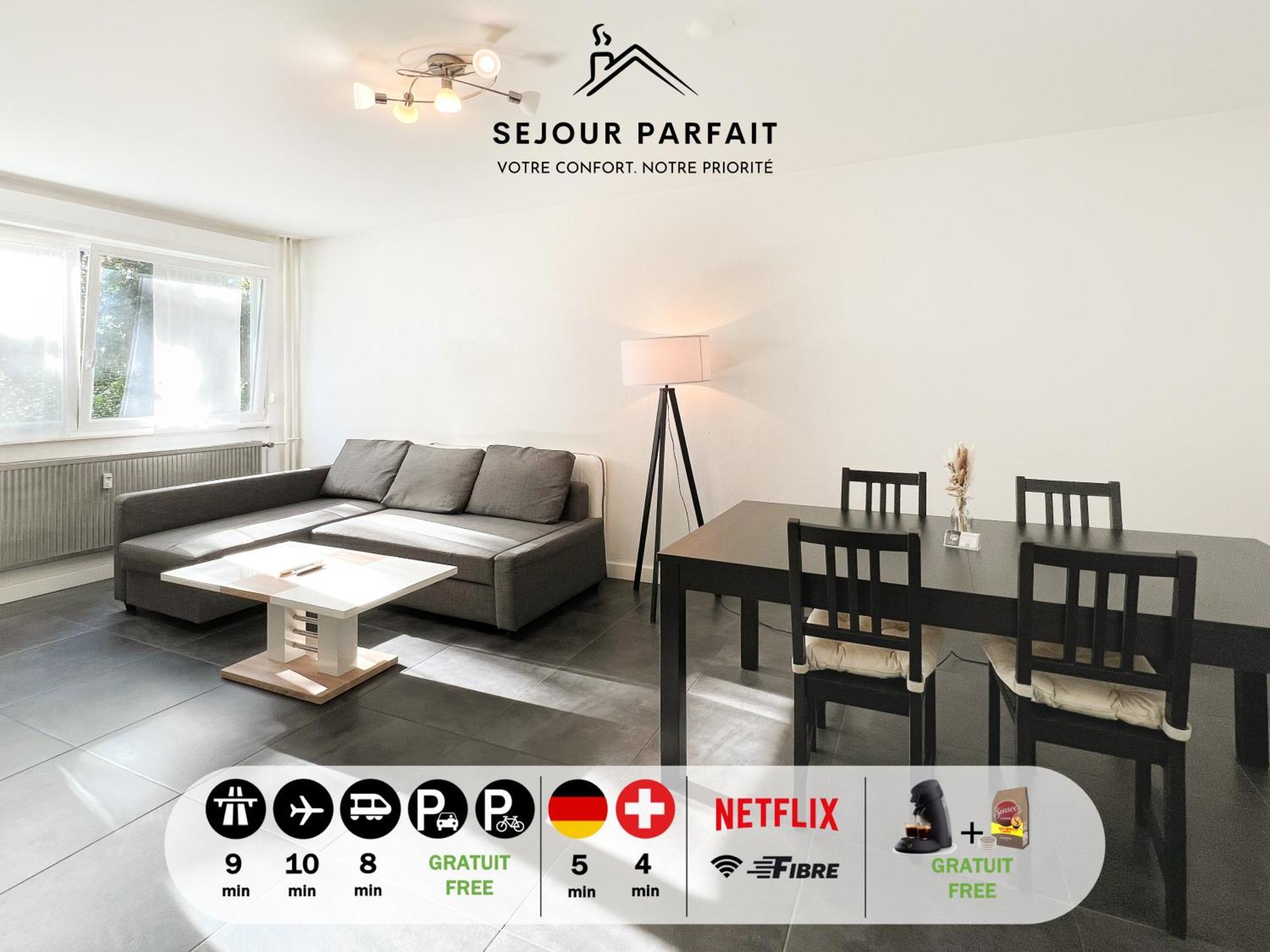Appart'Hotel Le Marechal - 3 Frontieres & Netflix Huningue Exterior photo